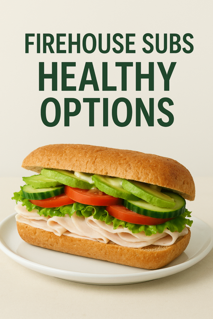 Firehouse Subs Healthy Options | Best Subs, Calories & Smart Choices